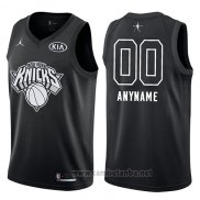 Camiseta All Star 2018 New York Knicks Nike Personalizada Negro