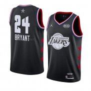 Camiseta All Star 2019 Los Angeles Lakers Kobe Bryant #24 Negro