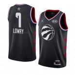 Camiseta All Star 2019 Toronto Raptors Kyle Lowry #7 Negro