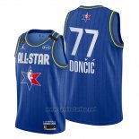 Camiseta All Star 2020 Dallas Mavericks Luka Doncic #77 Azul