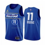 Camiseta All Star 2021 Brooklyn Nets Kyrie Irving #11 Azul