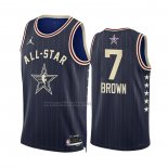 Camiseta All Star 2024 Boston Celtics Jaylen Brown NO 7 Azul