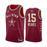 Camiseta All Star 2024 Los Angeles Lakers Austin Reaves NO 15 Rojo