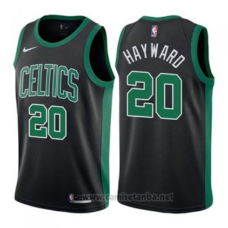 Camiseta Boston Celtics Gordon Hayward #20 Mindset 2017-18 Negro