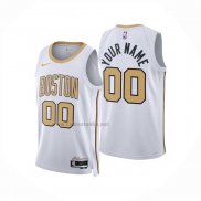 Camiseta Boston Celtics Personalizada Ciudad 2025-26 Blanco