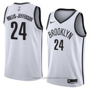 Camiseta Brooklyn Nets Hollis-Jefferson #24 Association 2018 Blanco