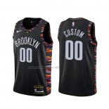 Camiseta Brooklyn Nets Personalizada Ciudad Negro