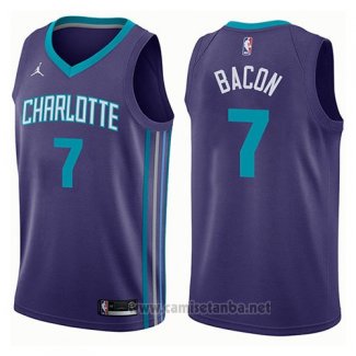 Camiseta Charlotte Hornets Dwayne Bacon #7 Statement 2017-18 Violeta