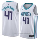 Camiseta Charlotte Hornets Willy Hernangomez #41 Association 2018 Blanco