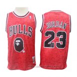 Camiseta Chicago Bulls Michael Jordan #23 Mitchell & Ness Rojo