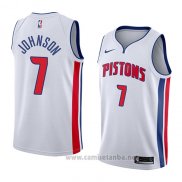 Camiseta Detroit Pistons Stanley Johnson #7 Association 2018 Blanco