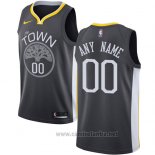 Camiseta Golden State Warriors Personalizada 17-18 Negro