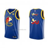 Camiseta Golden State Warriors Stephen Curry #30 Filipi#Azul