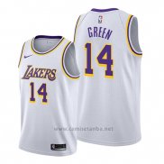 Camiseta Los Angeles Lakers Danny Green #14 Association Blanco