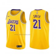 Camiseta Los Angeles Lakers J.r. Smith #21 Icon 2020 Amarillo