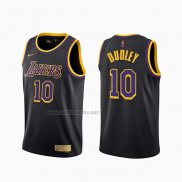 Camiseta Los Angeles Lakers Jared Dudley #10 Earned 2020-21 Negro