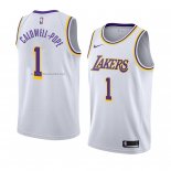 Camiseta Los Angeles Lakers Kentavious Caldwell-Pope #1 Association 2018-19 Blanco