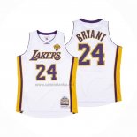 Camiseta Los Angeles Lakers Kobe Bryant #24 Mitchell & Ness 2009-10 Blanco