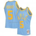 Camiseta Los Angeles Lakers Robert Horry #5 Mitchell & Ness 2001-02 Azul