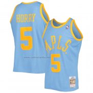 Camiseta Los Angeles Lakers Robert Horry #5 Mitchell & Ness 2001-02 Azul