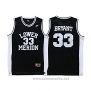 Camiseta Lower Merion Kobe Bryant #33 Negro