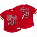 Camiseta Manga Corta Chicago Bulls Michael Jordan #23 Rojo2