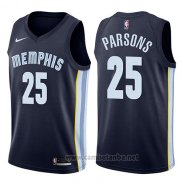 Camiseta Memphis Grizzlies Chandler Parsons #25 Icon 2017-18 Azul