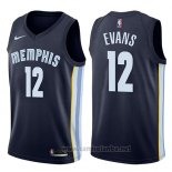 Camiseta Memphis Grizzlies Tyreke Evans #12 Icon 2017-18 Azul