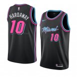 Camiseta Miami Heat Tim Hardaway #10 Ciudad 2018-19 Negro