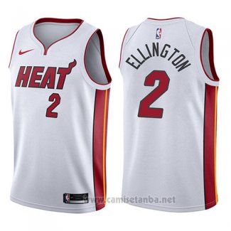 Camiseta Miami Heat Wayne Ellington #2 Association 2017-18 Blanco