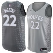 Camiseta Minnesota Timberwolves Andrew Wiggins #22 Ciudad 2018 Gris