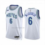 Camiseta Minnesota Timberwolves Jordan Mclaughlin #6 Classic 2023-24 Blanco