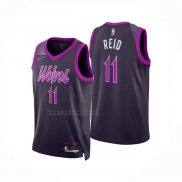 Camiseta Minnesota Timberwolves Naz Reid NO 11 Ciudad 2025-26 Negro