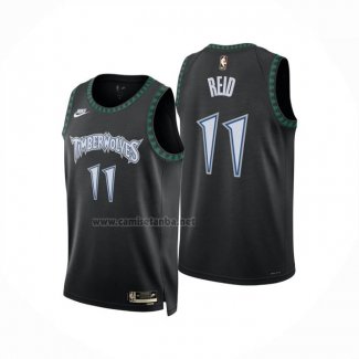 Camiseta Minnesota Timberwolves Naz Reid NO 11 Classic 2025-26 Negro