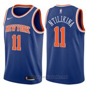 Camiseta New York Knicks Frank Ntilikina #11 Icon 2017-18 Azul