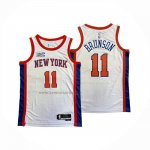 Camiseta New York Knicks Jalen Brunson NO 11 Ciudad 2025-26 Blanco  Camiseta New York Knicks Jalen Brunson NO 11 Ciudad 2025-26 Blanco