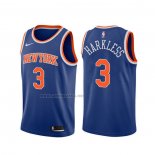 Camiseta New York Knicks Maurice Harkless #3 Icon Azul