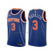 Camiseta New York Knicks Maurice Harkless #3 Icon Azul