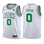 Camiseta Nino Boston Celtics Jayson Tatum #0 Association 2017-18 Blanco