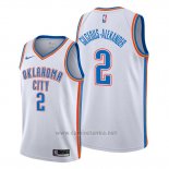 Camiseta Oklahoma City Thunder Shai Gilgeous-Alexander #2 Association Blanco