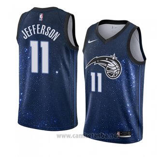 Camiseta Orlando Magic Amile Jefferson #11 Ciudad 2018 Azul