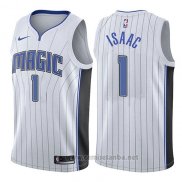 Camiseta Orlando Magic Jonathan Isaac #1 Association 2017-18 Blanco