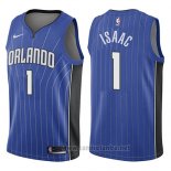 Camiseta Orlando Magic Jonathan Isaac #1 Icon 2017-18 Azul