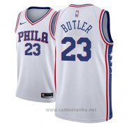 Camiseta Philadelphia 76ers Jimmy Butler #23 Association 2018-19 Blanco