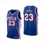 Camiseta Philadelphia 76ers LeBron James NO 23 Icon 2025-26 Azul