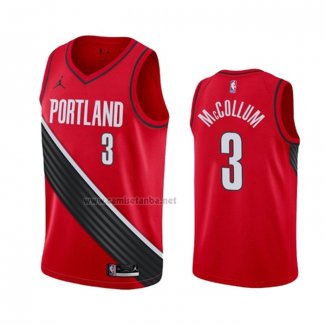 Camiseta Portland Trail Blazers C.j. McCollum #3 Statement 2020-21 Rojo