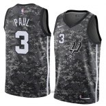 Camiseta San Antonio Spurs Brandon Paul #3 Ciudad 2018 Gris