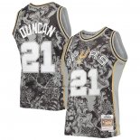 Camiseta San Antonio Spurs Tim Duncan #21 Special Year Of The Tiger Negro