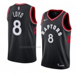 Camiseta Toronto Raptors Jordan Loyd #8 Statement 2018 Negro