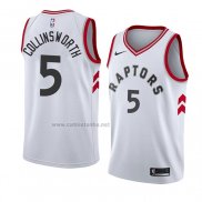 Camiseta Toronto Raptors Kyle Collinsworth #5 Association 2018 Blanco